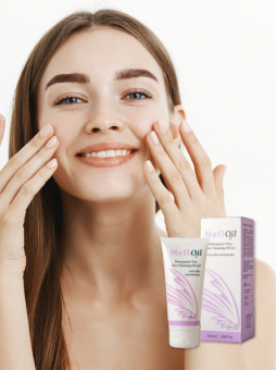 Detergente viso e struccante a base di olio d'oliva ozonizzato